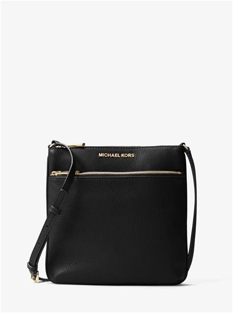 michael michael kors riley|Riley Small Pebbled Leather Messenger Bag .